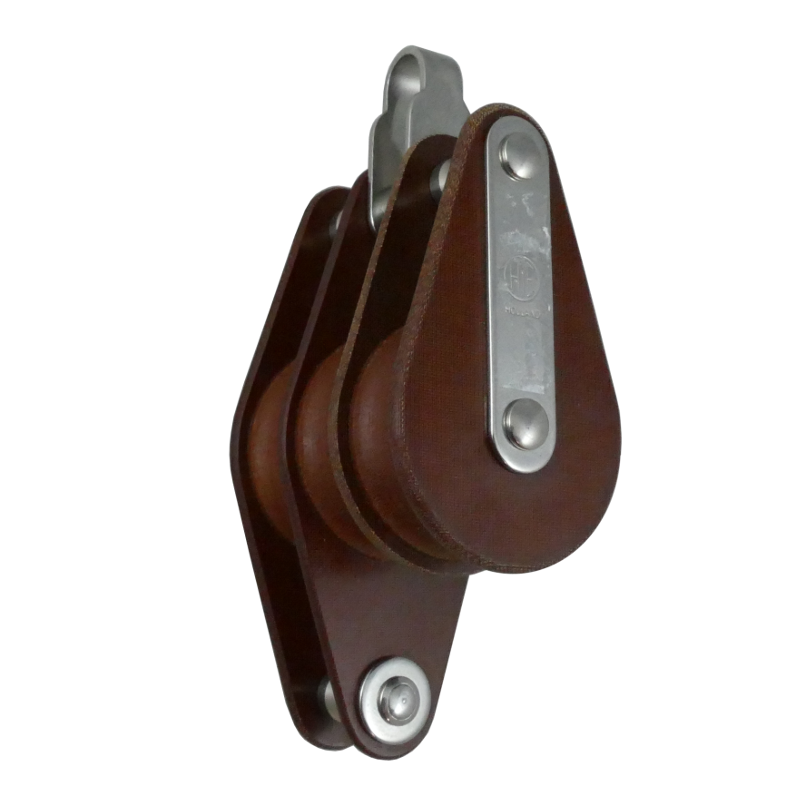 4385-oo-13 of Davey &amp; Co. 43 mm Tufnol Triple Block - Loop Top, Becket