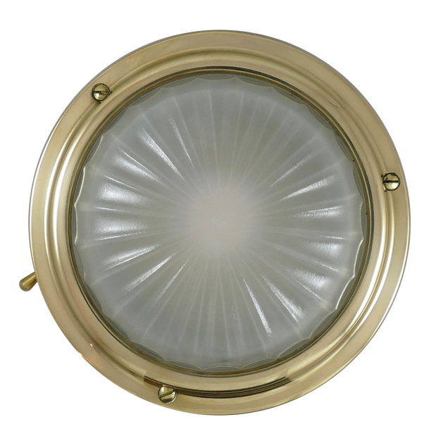Davey &amp; Co. 6-3/4" High Profile LED Cabin Dome Light - Warm White LED, With Switch