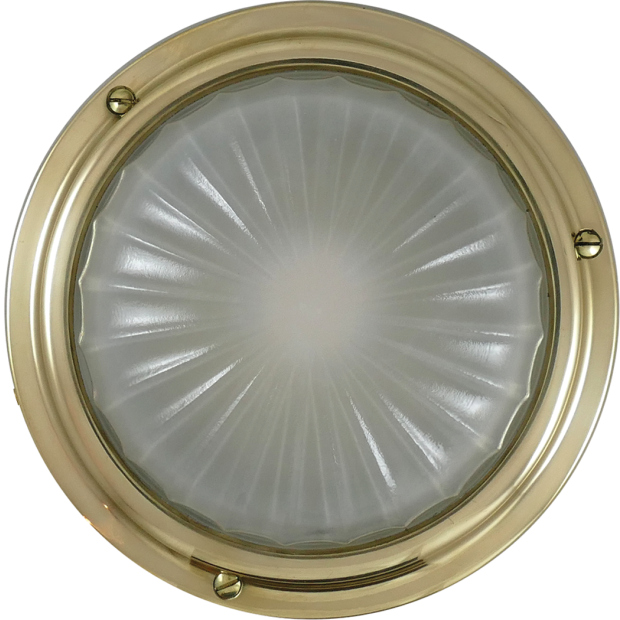 6-3/4" High Profile LED Cabin Dome Light - Warm White LED, No Switch