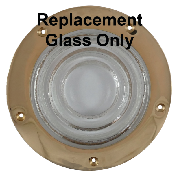 Rabetted Round Deck Prism Light - 7-3/4" Outside Diameter
