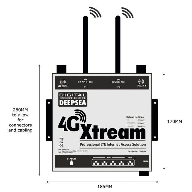  4G Xtream Cellular Internet Access