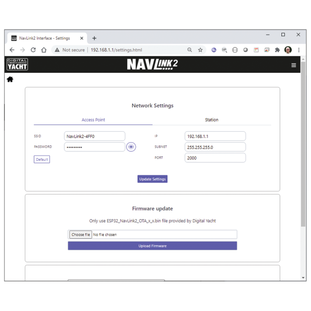 NavLink2 - NMEA 2000 to Wi-Fi
