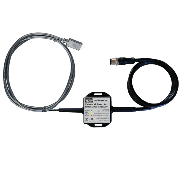 veKonvert - Victron VE.Direct to NMEA 2000 Gateway
