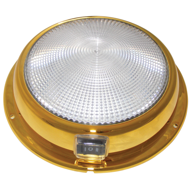 Dr LED 6-3/4" Mars LED General Purpose Dome Light - White/Red