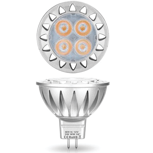 MR16 Bi-Pin Magnum 3 LED Bulb - 4 Watts, 12 Volts
