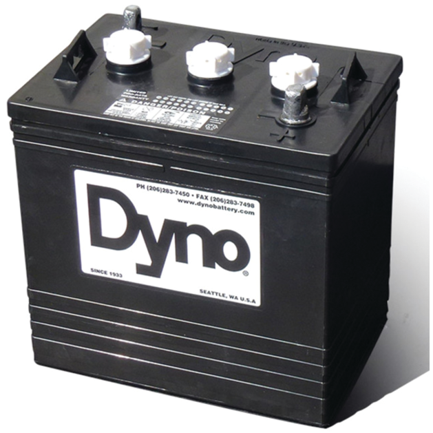 view 2 of Dyno Batteries 6V GC2b Deep Cycle Golf Cart Style Marine Battery - 235 Ah