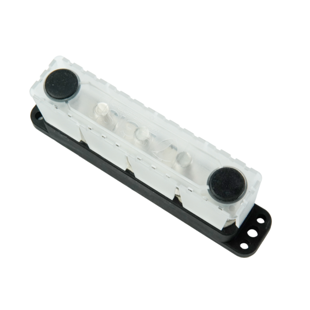 60a busbar 5 studs w cover of Egis Mobile Electric 600 Amp Busbars - 6600 Series PowerBars, Heavy-Duty 3/8" Studs