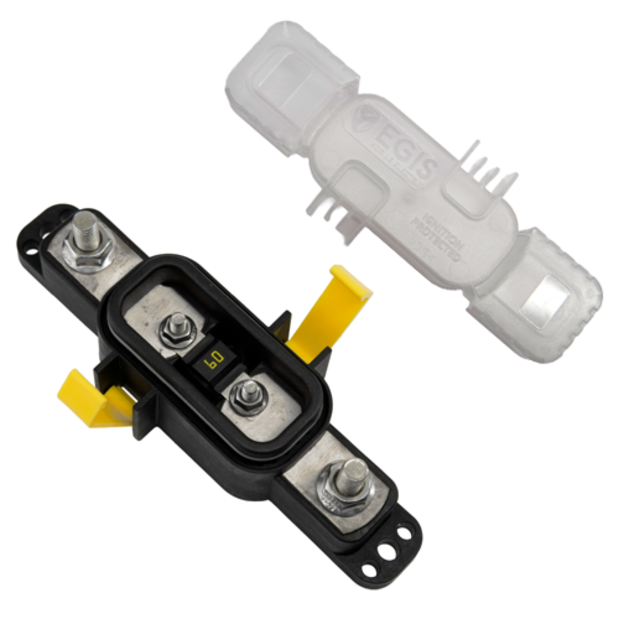 3901 of Egis Mobile Electric MIDI / AMI Safety Fuse Block - 30-200 Amps w/ Cover