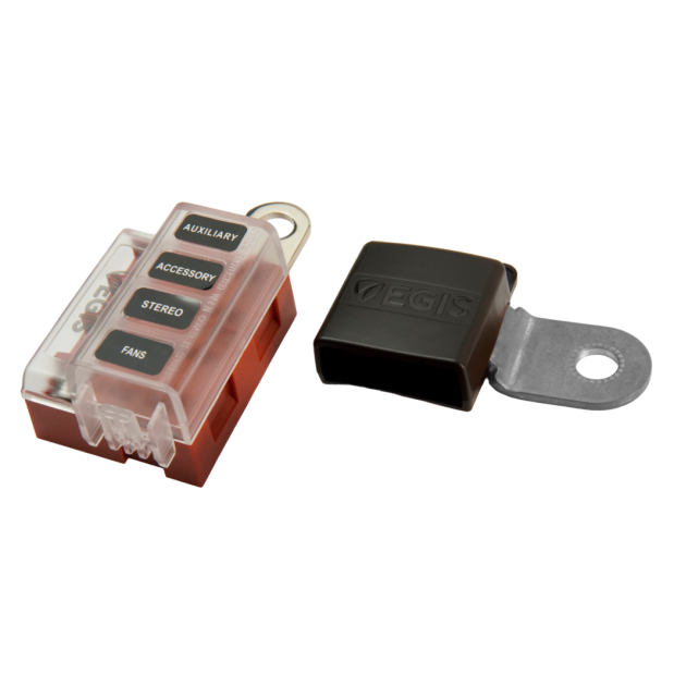 Battery Mounted Fuse Block and Busbar Kit of Egis Mobile Electric Battery Mounted Fuse Block and Busbar Kit - Ring Terminal