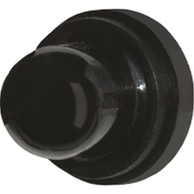 Black Button Boot for p2r breakers of Egis Mobile Electric Button Boots for Push to Reset Circuit Breakers