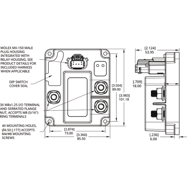 Dual Automatic Charging Relay - Triple Battery