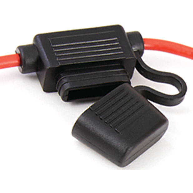 Fuse Holder Inline ATO 18" Long 12 AWG Red Wire