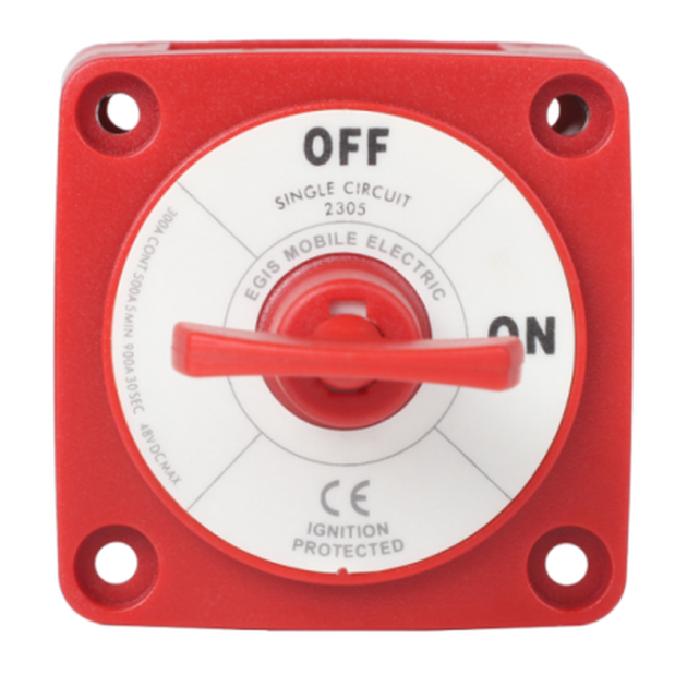 m-Ser 300A Battery Switch Off/On - Key Actuator of Egis Mobile Electric m-Series 300A Battery Switch Off/On - Key Actuator