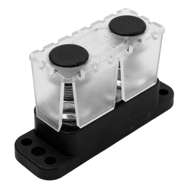 Dual PowerBar - 200A 3/8 Studs of Egis Mobile Electric PowerBar - 200A Dual 3/8 Studs - w/ Cover