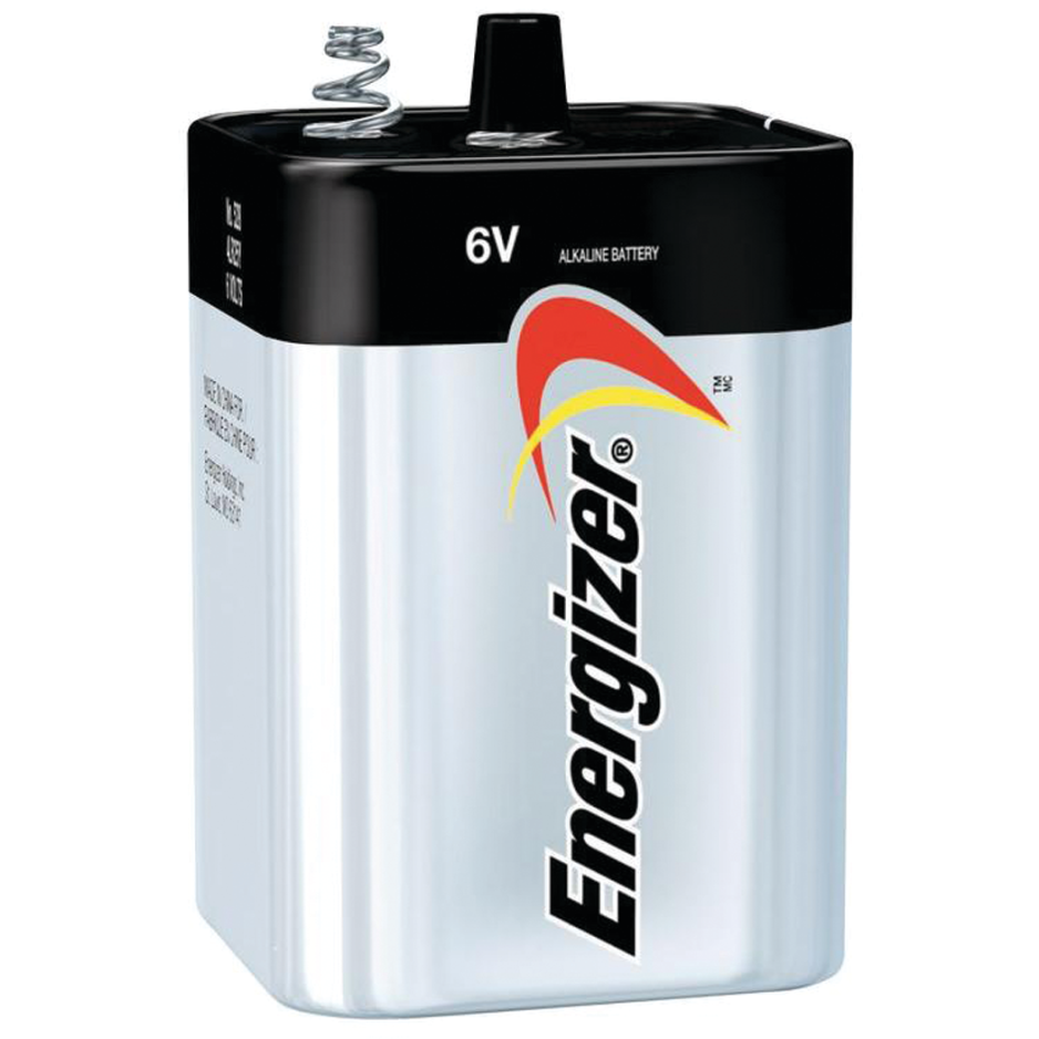 6V Energizer Alkaline Battery - Spring Terminals