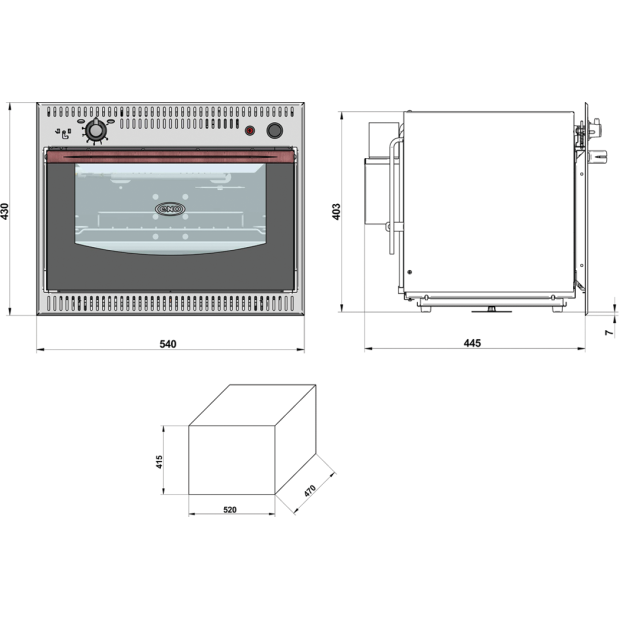 ENO Perigord Marine Oven