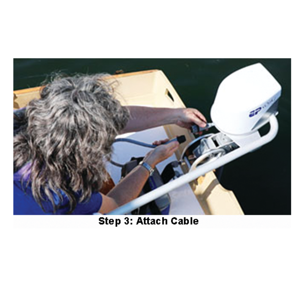 step three of EP Carry Electric Motor EP Carry Electric Outboard - Standard Shaft