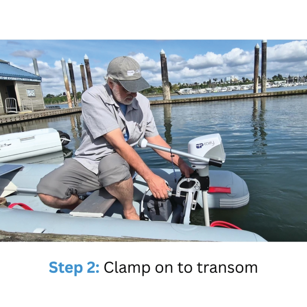 EP Carry Gen2 Electric Outboard - Standard Shaft