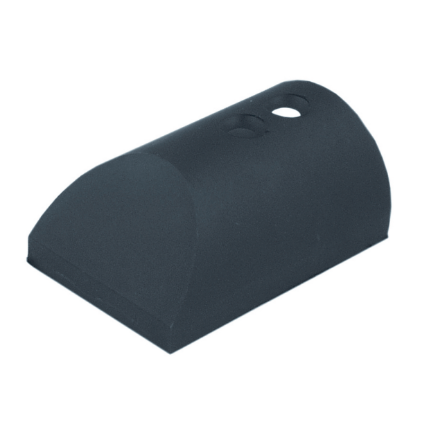 BLACK NYLON RUB RAIL END CAP