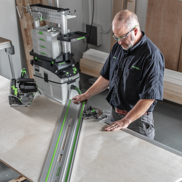 being used of Festool Angle Stop FS-WA