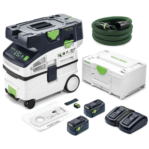 CLEANTEC CTC MIDI I HEPA-Plus Cordless Mobile Dust Extractor