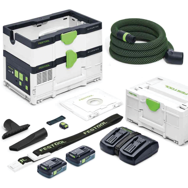 CLEANTEC CTC SYS I HEPA-Plus Cordless Mobile Dust Extractor