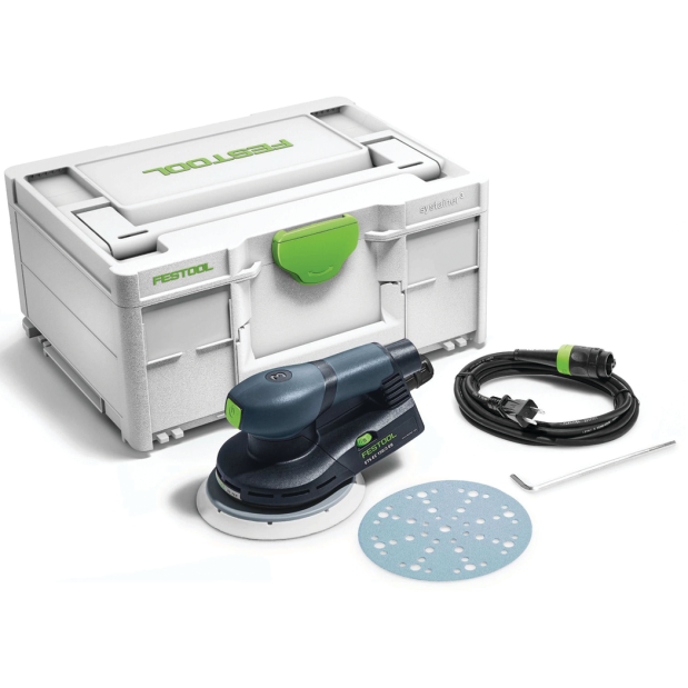 ETS EC 150/5 EQ 150mm 6" Compact Brushless Finish Sander w/ Systainer3