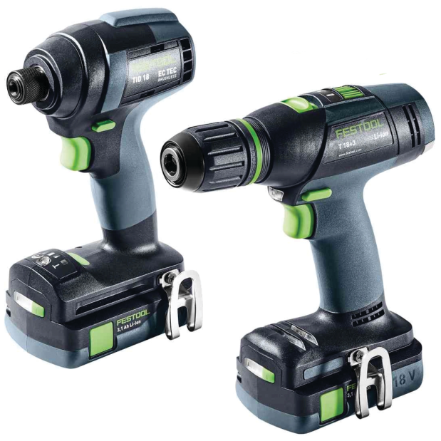 TID 18 Impact Driver and T 18 Drill Driver 4.0Ah Combo Kit