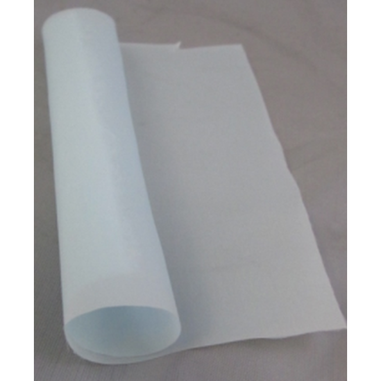 Fabric Sample of Fiberlay Orca Coated Blue Peel - Silicone Coated Peel Ply Release Fabric