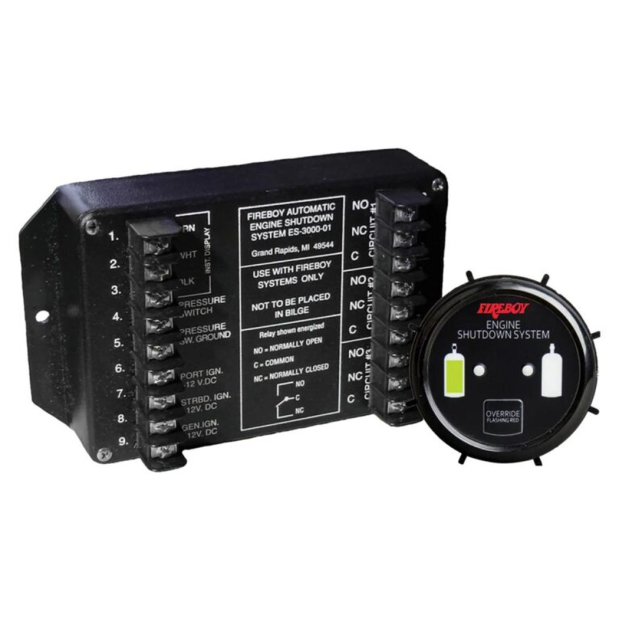 ELS-3510-01 proxy 3-Circuit Engine Shutdown, Round of Fireboy-Xintex Automatic Engine Shutdown System - ELS Electronic Controlled Engines