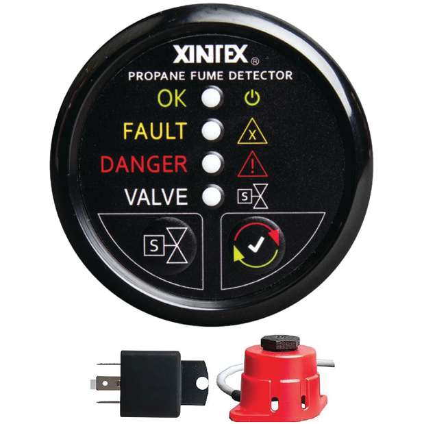 Propane Detector - Round with Sensor & Valve Control