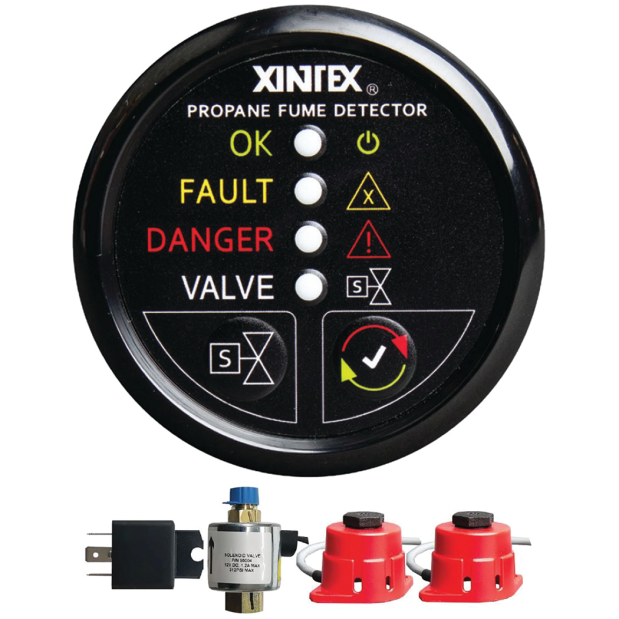 Propane Fume Detector - 1-Channel with Sensor, Solenoid Valve and Control