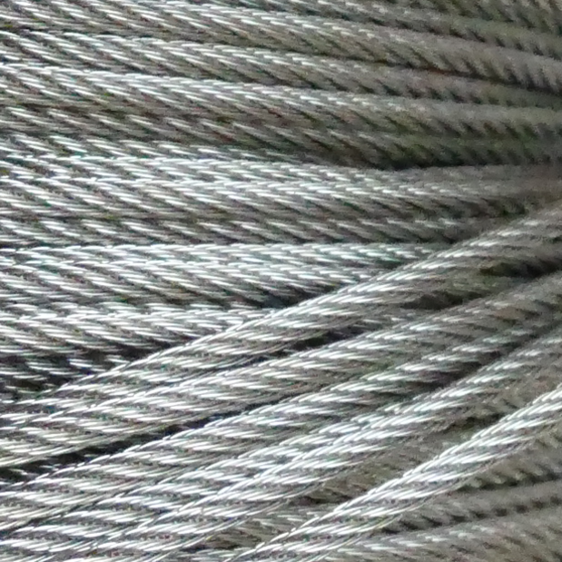 spool of Fisheries Items 7x7 Stainless Steel Wire Rope - 304 Alloy
