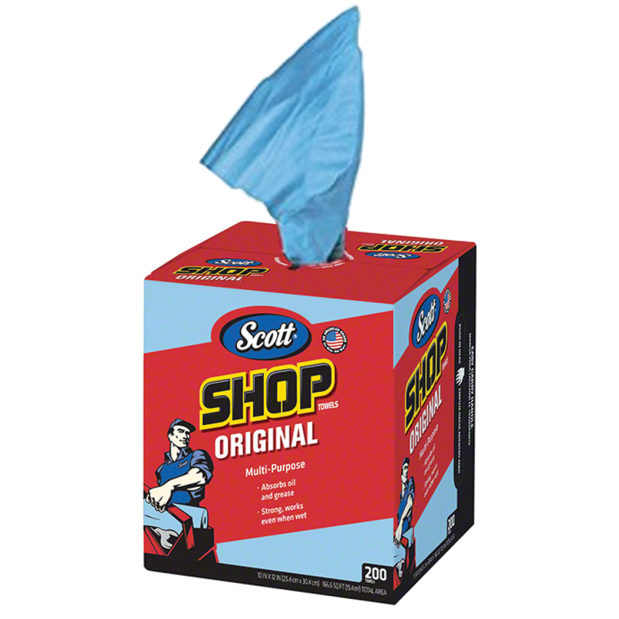 open view of Fisheries Items Scott Blue Shop Towels