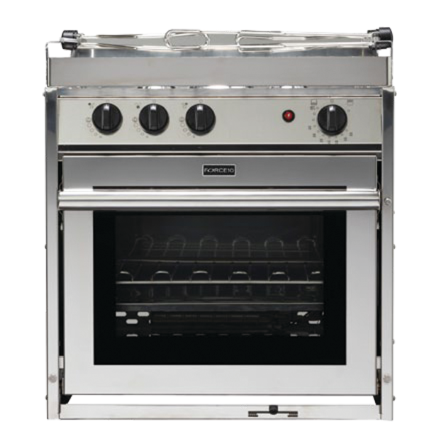 main view of Force 10 Force 10 Marine Gas Stove - 3 Burner Cooktop