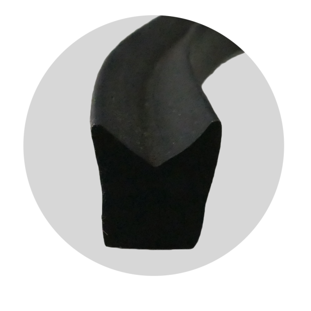 close up of Freeman Marine Hatch Gasket Neoprene