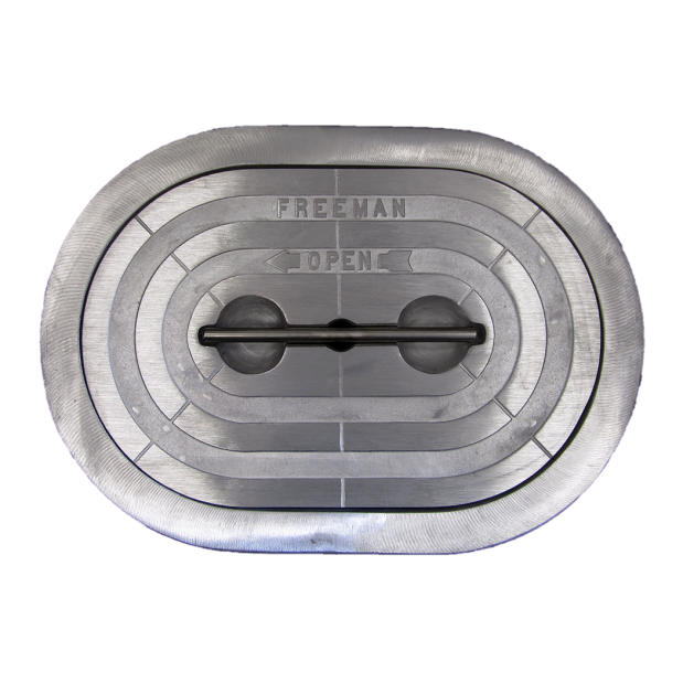 main view of Freeman Marine Oval Liftout Hatches