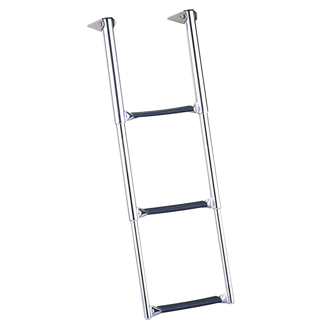 Over Platform Telescoping Drop Ladder