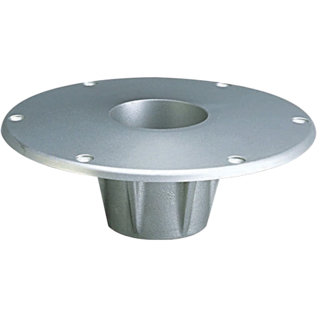 Large Stowable Table Pedestal Base - Flush Mount Base for 2-7/8" Stanchions