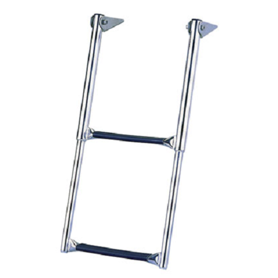 Over Platform Telescoping Drop Ladder, 2 Step