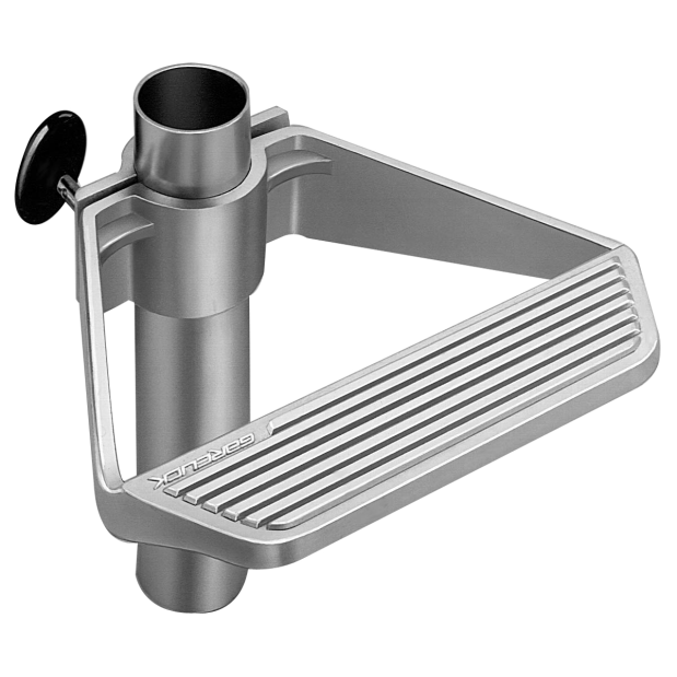 Swivel Stanchion Foot Rest - Satin Finish