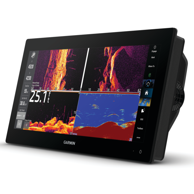 GPSMAP 1543xsv SideVu, ClearVu and Traditional CHIRP Sonar with Mapping