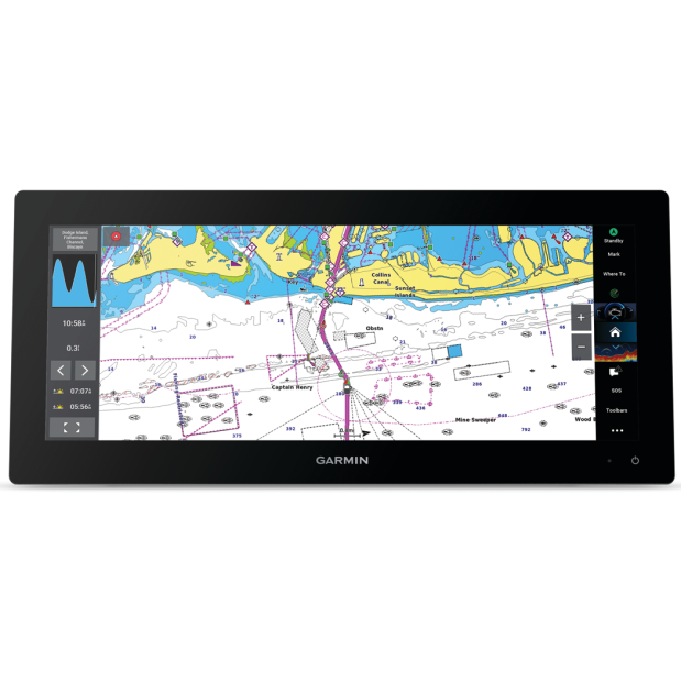 GPSMAP 1543xsv SideVu, ClearVu and Traditional CHIRP Sonar with Mapping
