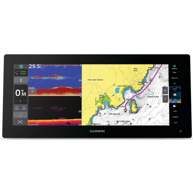 GPSMAP 1543xsv SideVu, ClearVu and Traditional CHIRP Sonar with Mapping