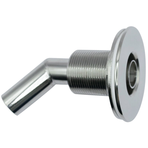 Thru Hull Fitting, 90 Degree Base Angled Connector