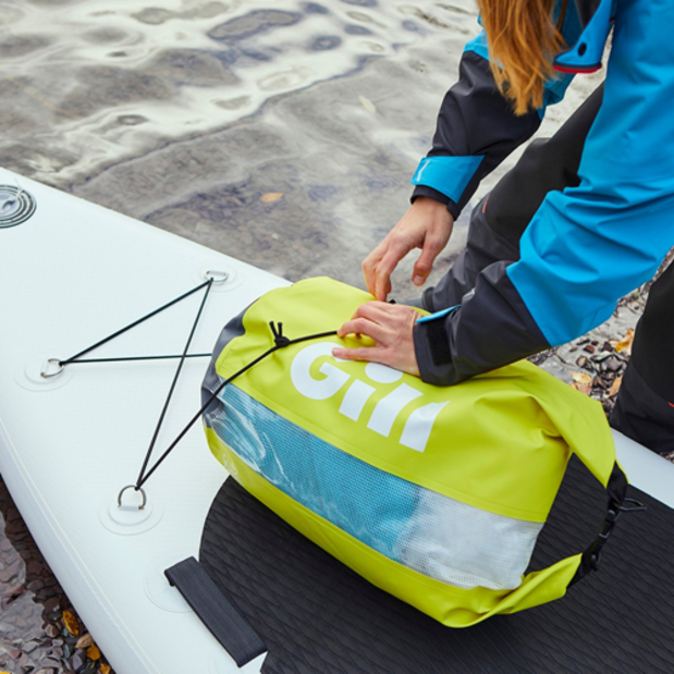 in use of Gill 25L Voyager Dry Bag
