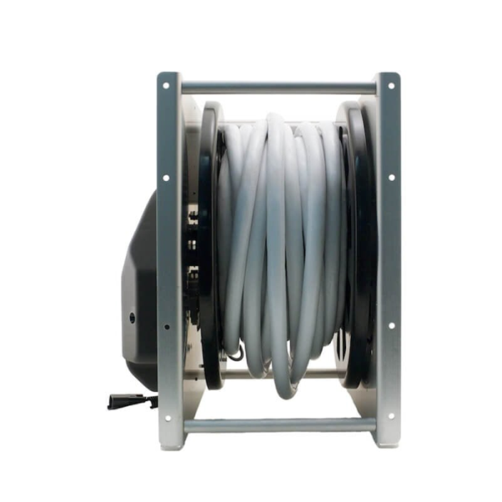 Rear view of Glendinning Marine Cablemaster CRMA-30 Powered Cord Reel - for 30A Shore Power Cords