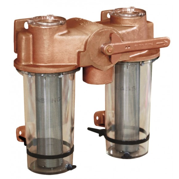 932-1000-00 of Groco 932 Series Vertical Duplex Bronze Strainers