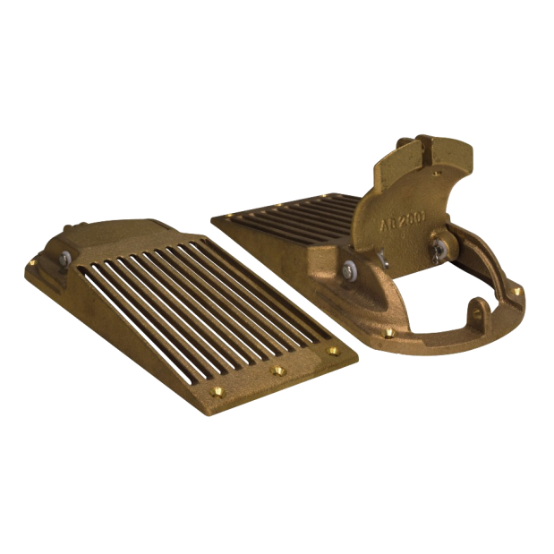 asc-1250 of Groco Slotted Hull Strainer with Access Door