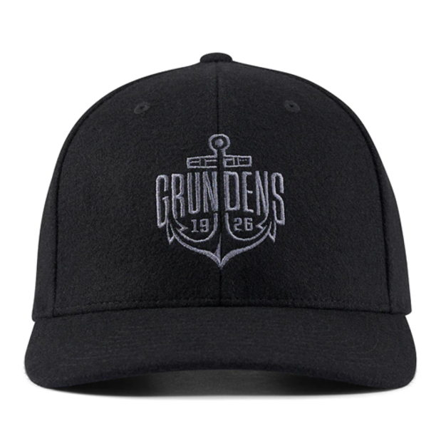 50528-001-0001 of Grundens Logo Anchor Wool Trucker